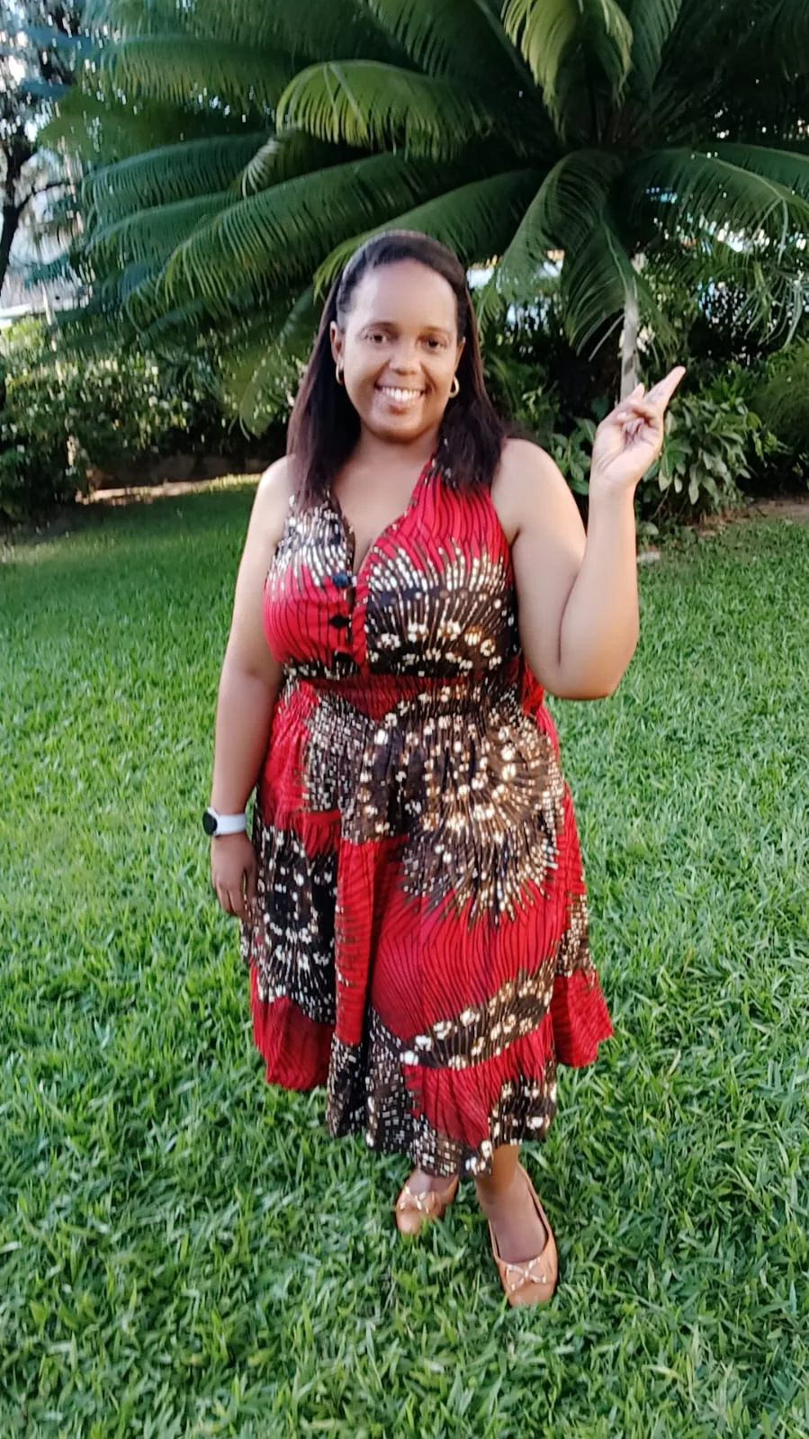 Shonette Goodridge standing outdoors in Georgetown, Guyana