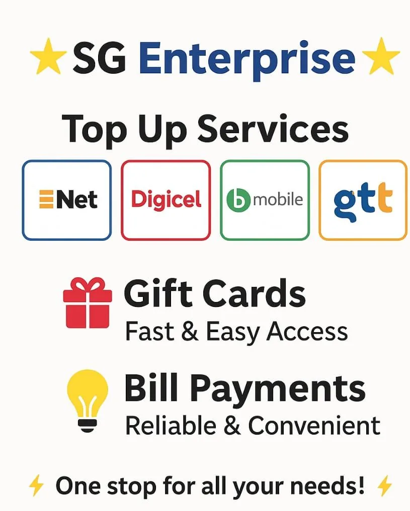 SG Enterprise top up services flyer